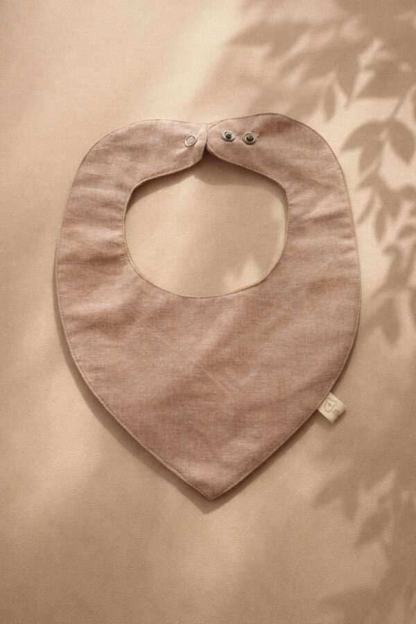 babero 1 Babero Reversible Beige-Café