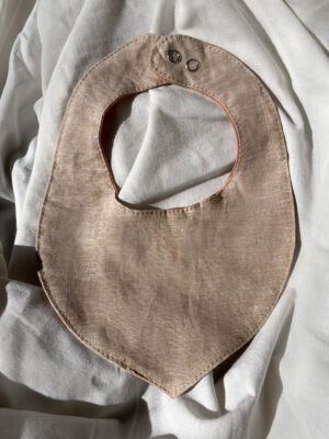 Babero Reversible niño Beige