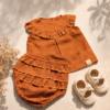 Conjunto Lino Venecia Terracota