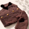 sweater cafe 1 Sweater tejido Café
