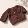 sweater cafe 2 Sweater tejido Café