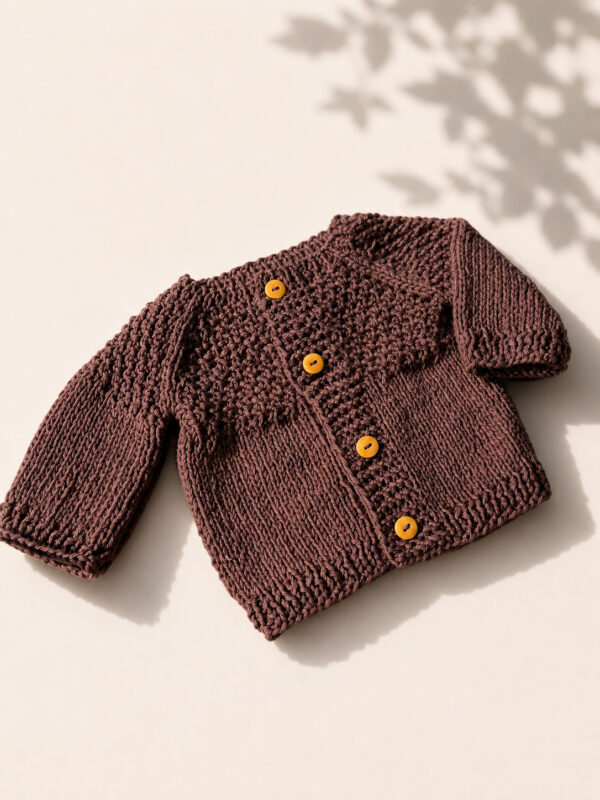 sweater cafe 2 Sweater tejido Café