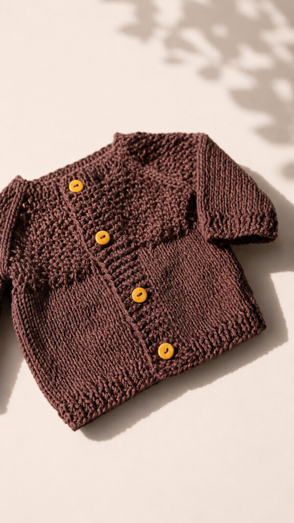 sweater cafe 3 Sweater tejido Café
