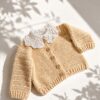 Sweater con Cuello tejido a mano